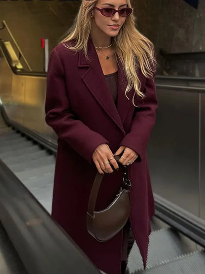 Classic Wool Long Coat